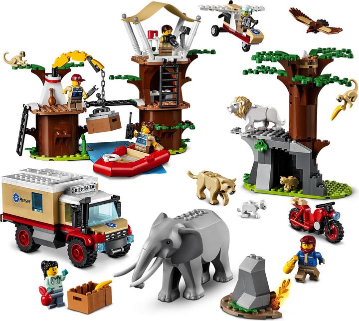 Image du produit LEGO Camp de sauvetage des animaux (60307, LEGO City, LEGO difficiles à trouver)
