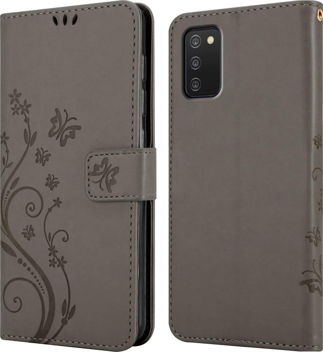 Produktbild Cadorabo Flower Book Hülle (Samsung Galaxy A03s)