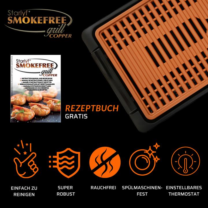 Actual product image Best direct Smokefree Copper Grill