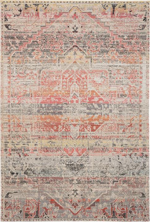 Actual product image Pergamon Kurzflor Designer Teppich Modern Vintage Orient Muster (140 x 200 cm)