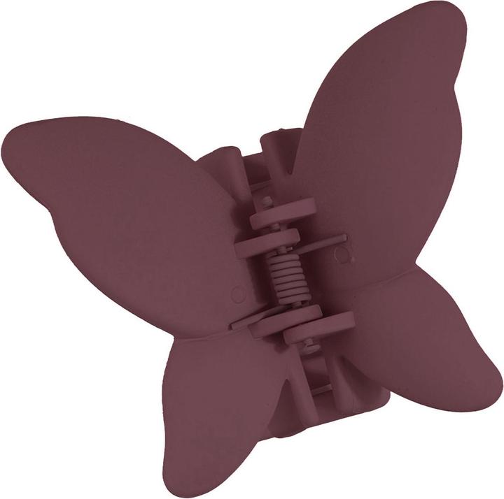 ASMI Haarkralle, Haarklammer Schmetterling Burgundy Red