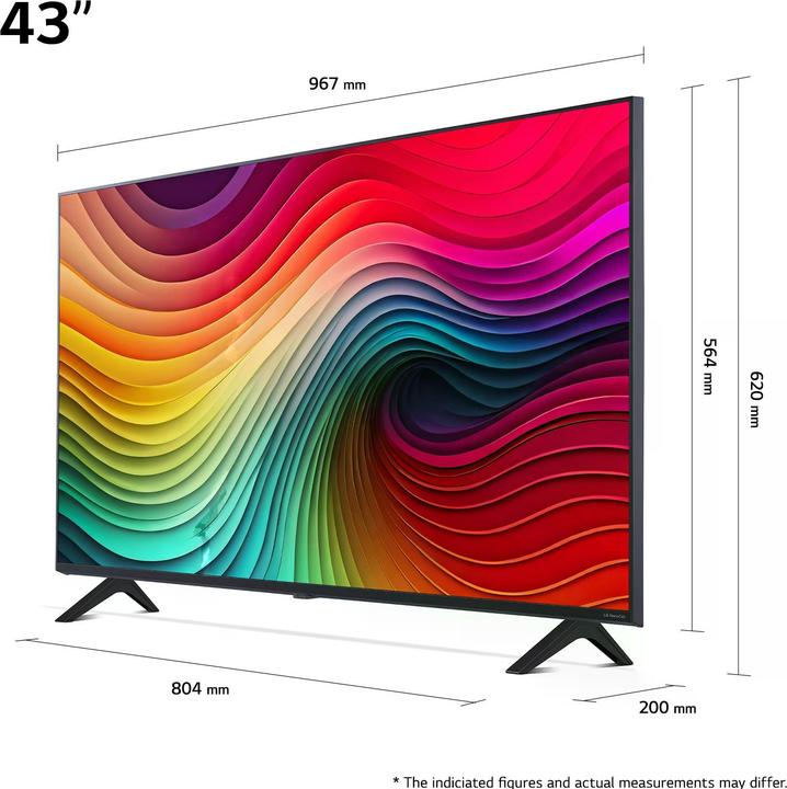 Immagine prodotto LG 43NANO81T6A (43", NANO81, Nano-Cell, 4K, 2024)