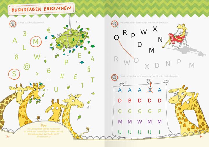 Image du produit Ravensburger Mein grosses Vorschulbuch: Buchstaben Zahlen Konzentration (Allemand)