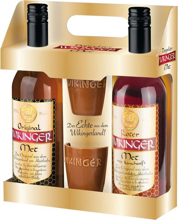Immagine prodotto Wikinger Met Set regalo idromele 2 x 75 cl / 9 % Germania (2 x 75 cl)