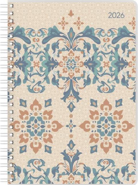 Produktbild Alpha Edition Ladytimer Ringbuch Oriental 2026 - Taschen-Kalender A5 (15x21 cm) - Schüler-Kalender - Weekly - (15 x 21 cm, Deutsch, Französisch, Italienisch, Englisch)