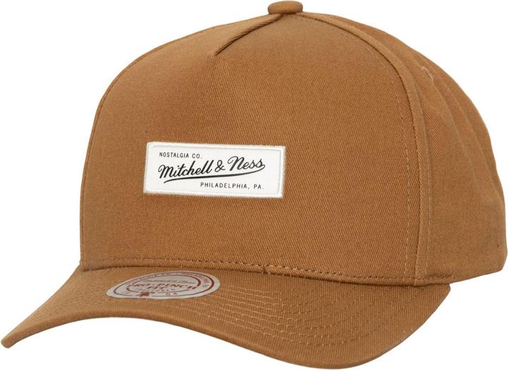 Mitchell & Ness Snapback Cap - Brand Logo Patch tan (One Size)