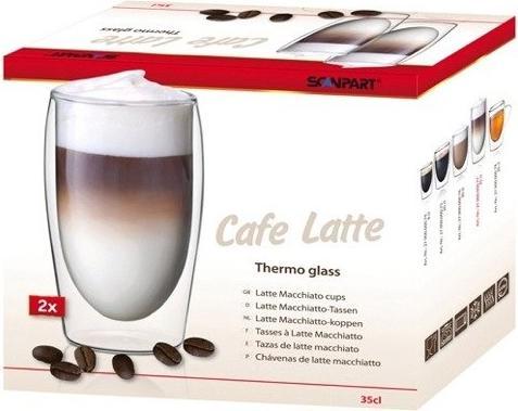 Produktbild Scanpart 2790000077 Thermo-Glas Lattemacchiato 350 ml 2 Stück (350 ml, 2 x)