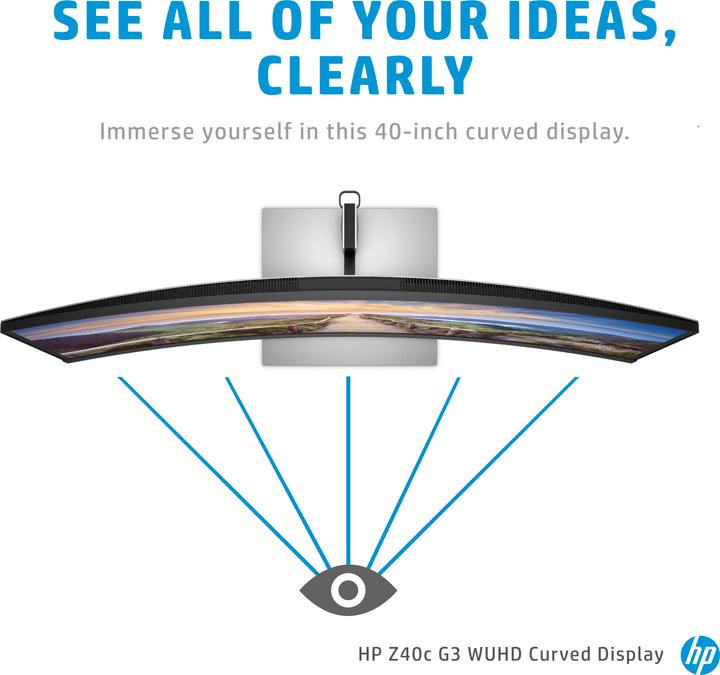 Actual product image HP Z34c G3 (3440 x 1440 pixels, 34")