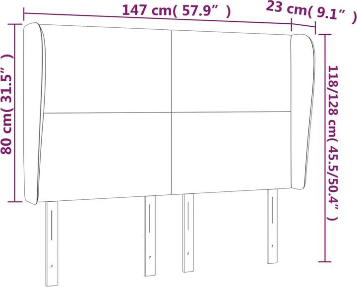 Image du produit VidaXL Franya (147 x 23 x 128 cm)