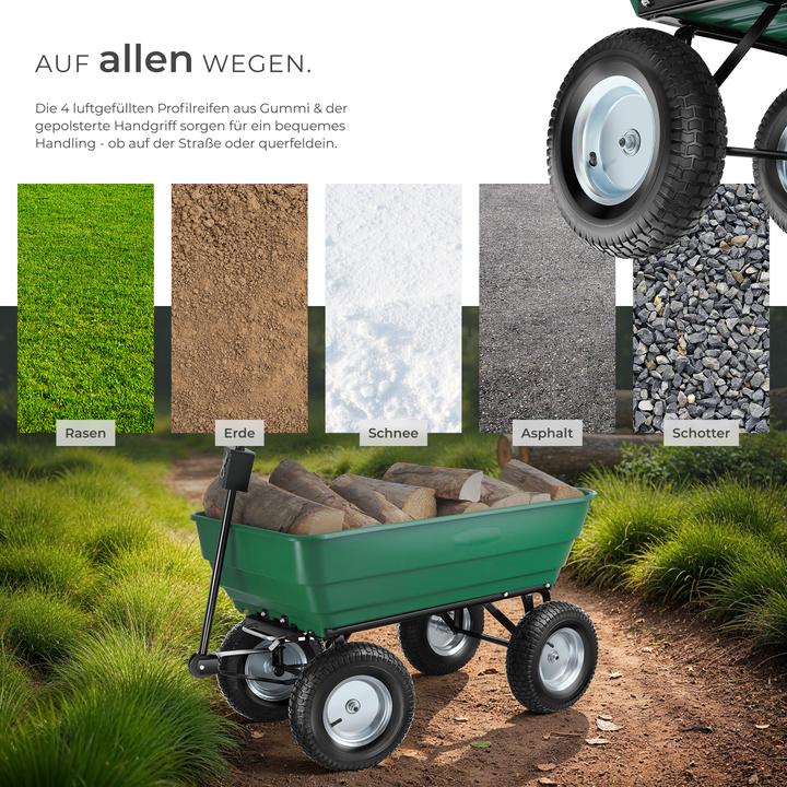 Actual product image tectake Hand Cart Tummi 125l