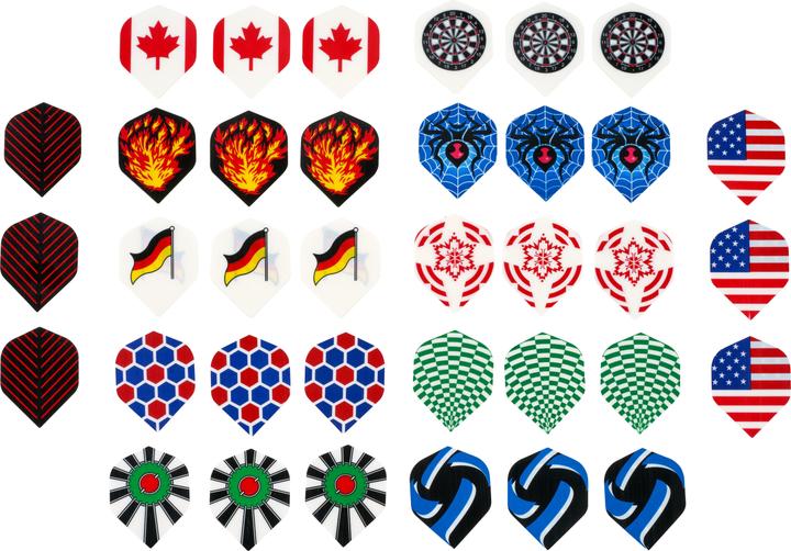 Kings Dart 12x3 dart flights HD 100