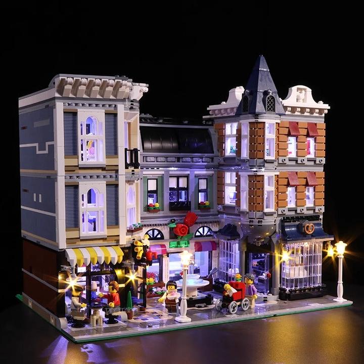 Image du produit BrickBling Set de lumière LED pour LEGO - Creator Expert - Vie urbaine (10255) incl. télécommande
