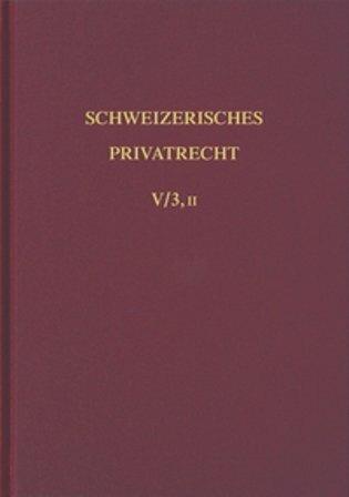 Produktbild Bd. V/3, II: Sachenrecht. Das Grundbuch 2. Abt. (Deutsch, Henri Deschenaux, 1989)