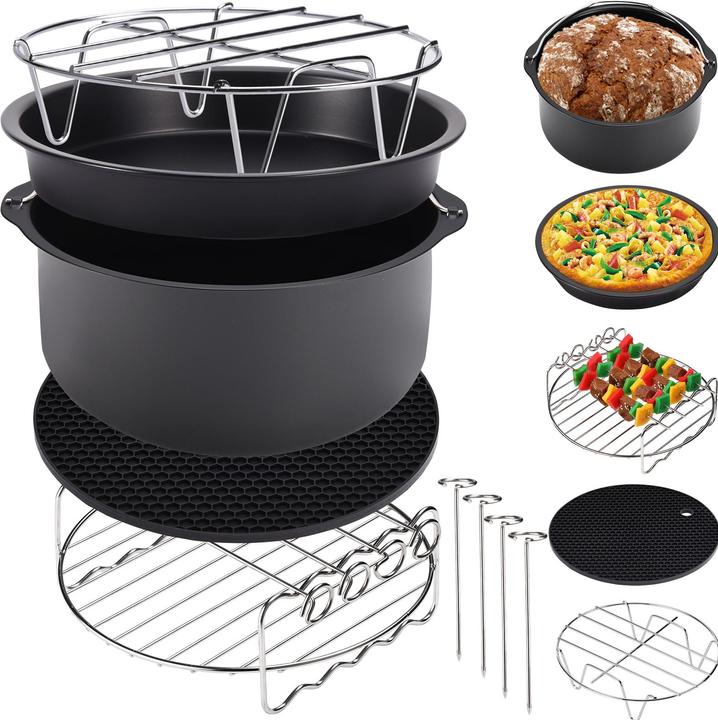 Produktbild Monzana Heissluftfritteusen Set 9-tlg.