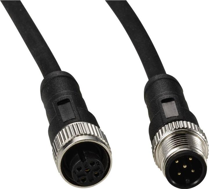 Produktbild Tru Components TC-12833004 Sensor-Aktor-Verlängerungsleitung M12 Stecker gerade