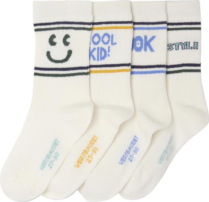 Vertbaudet 4er-Pack gerippte Jungen Sportsocken