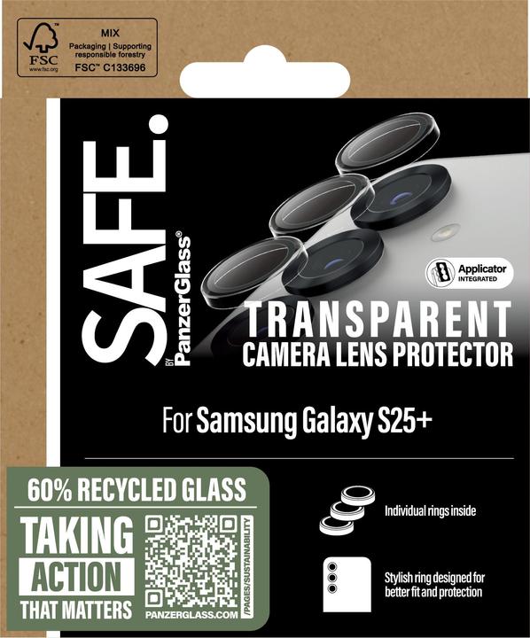 Produktbild PanzerGlass Safe. (1 Stück, Samsung Galaxy S25+)