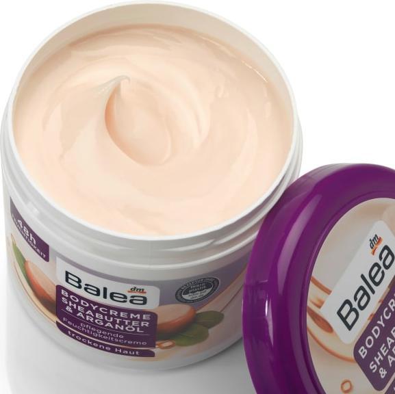 Actual product image dm Balea Shea butter Argan oil (Body cream, 500 ml)