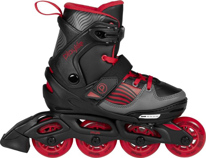 Playlife Rollschuhe POWERSLIDE Dark Breeze verstellbar 35-38 (35)