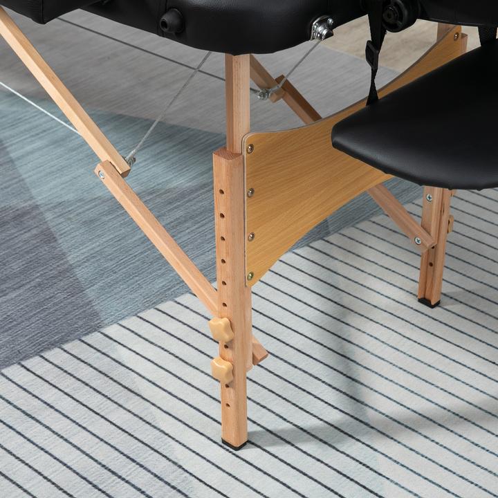 Produktbild Homcom Massagetisch mit Kopfstütze und Tragegriffen