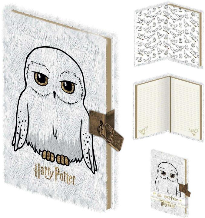 Produktbild Pyramid Harry Potter - Plush Diary w. Lock - Hedwig (52235SR74004) (A5)