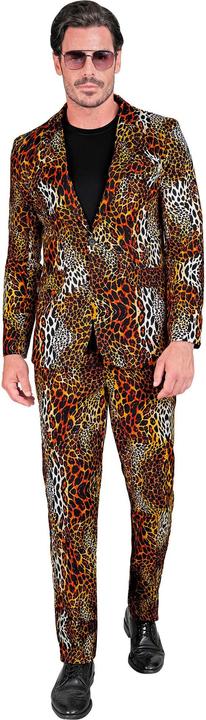 Image du produit Widmann ANIMAL PRINT LEOPARD PARTY FASHION ANZUG (Jackett, Hose), XL (XL)