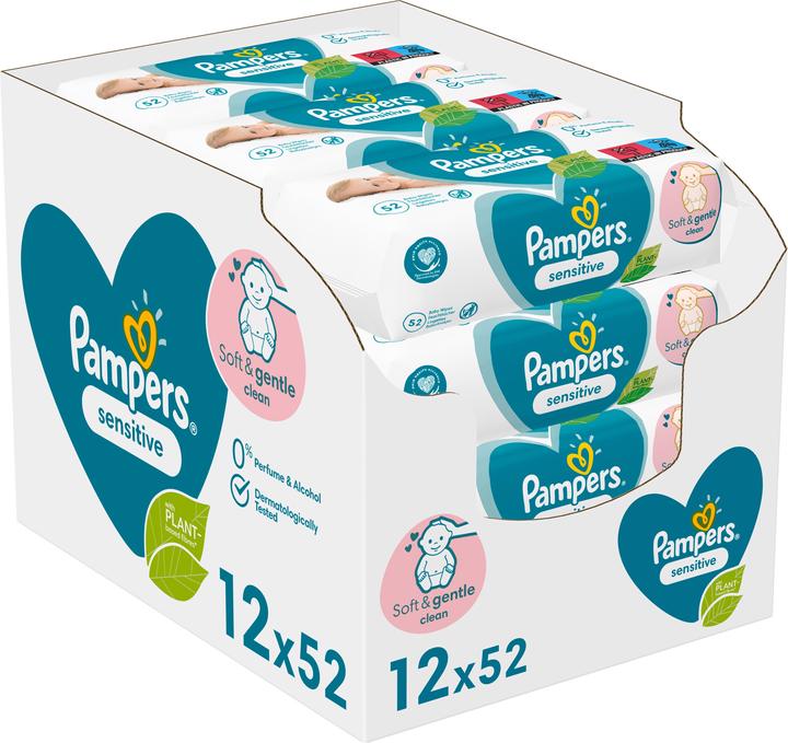 Image du produit Pampers Sensible (624 pièce(s))