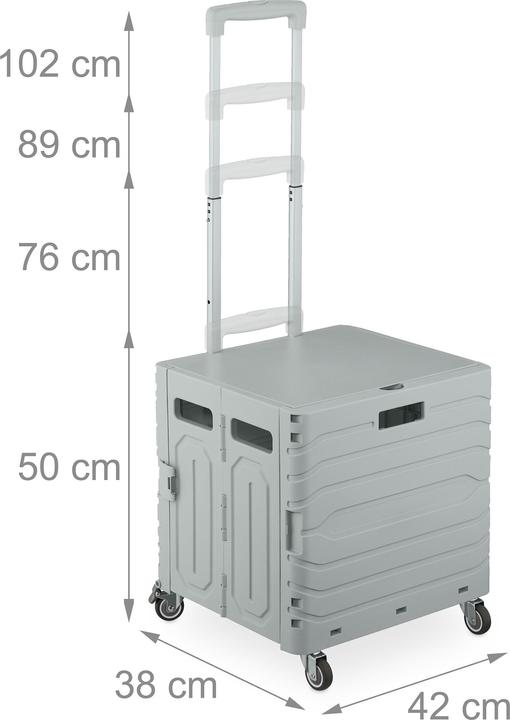 Image du produit Relaxdays Chariot-de-courses