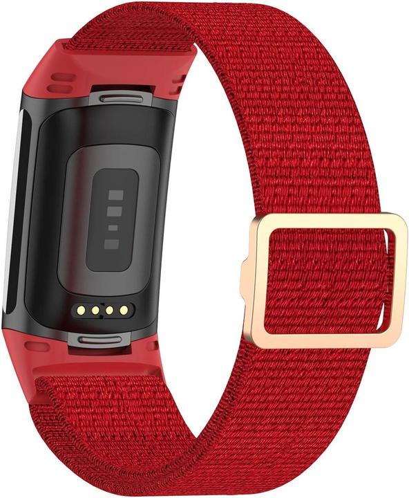 Image du produit Cover-Discount Fitbit Charge 6 - Bracelet de remplacement en tissu nylon (Nylon)