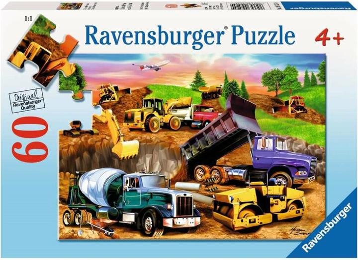 Actual product image Ravensburger Construction site puzzle 60 pieces (60 pieces)