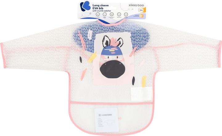Image du produit Kikkaboo bavoir bébé Arty manches (4 mois)