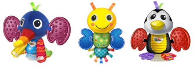 Actual product image Tomy Lamaze mini teething ring 316 (5.10 cm)