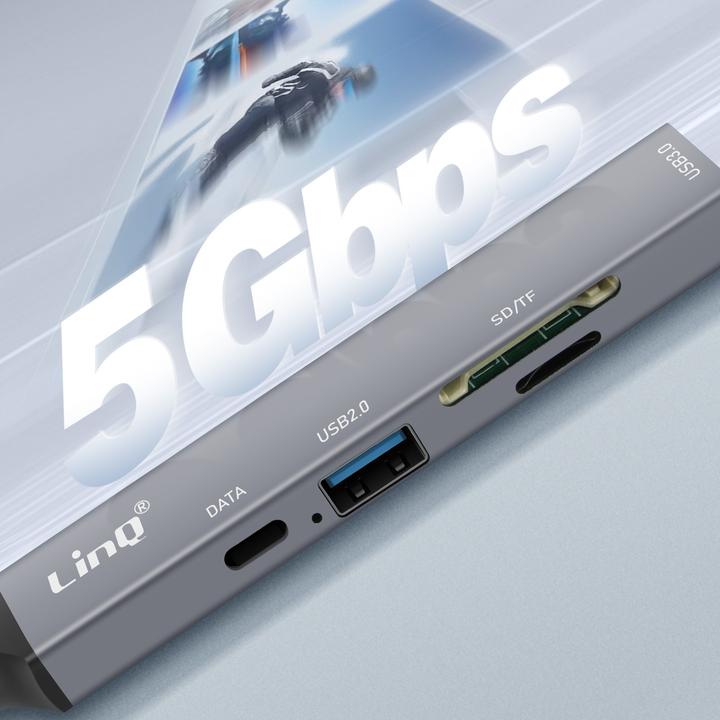 Actual product image LinQ IT7944 USB-C hub (USB-C)