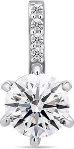 Immagine prodotto Brilio Argento - Incantevole ciondolo in argento con zirconi PT60W (Metallo)