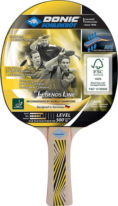 Image du produit Donic Schildkröt Raquette de ping-pong Donic-Schildkröt Legends Line 500