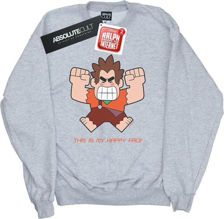 Image du produit Disney - Sweat WRECK IT RALPH HAPPY FACE - Homme (L)