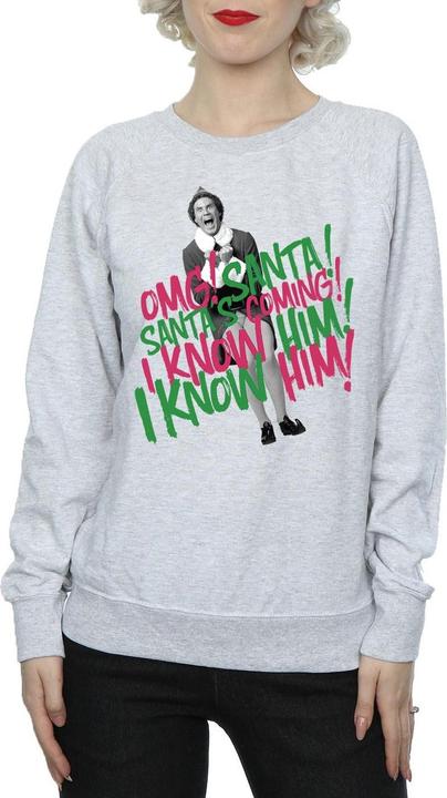 Produktbild Elf Santa's Coming Sweatshirt (XL)