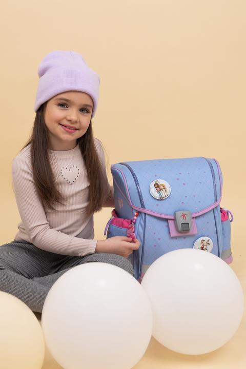 Immagine prodotto Belmil Classy Plus Schulranzen Set 5teilig mit Brustgurt Lavende (19 l)