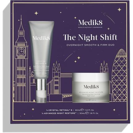 Produktbild Medik8 The Night Shift Crystal Retinal 6 30ml und Advanced Night Restore 50ml (50 ml)