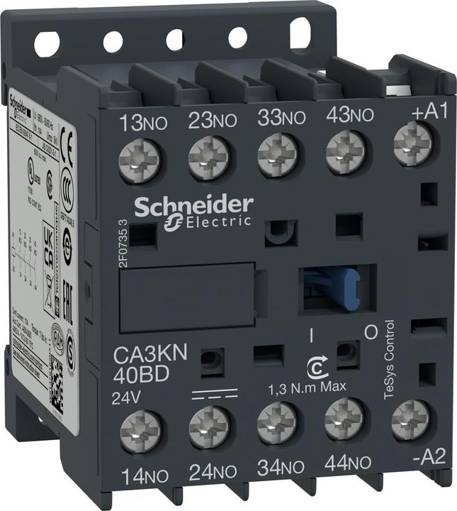 Produktbild Schneider Electric Hilfsschütz, 4S, 220V DC CA3KN40MD