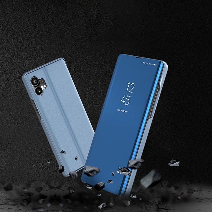 Productafbeelding Hurtel Clear View Case hoesje voor Nothing Phone 1 flipcase zwart (Niets telefoon (1))