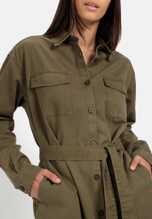 Image du produit Camel Active Robe chemisier avec ceinture à nouer en tissu (XL)