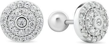 Produktbild Brilio Silver - Glittering silver earrings with zircons EA174W