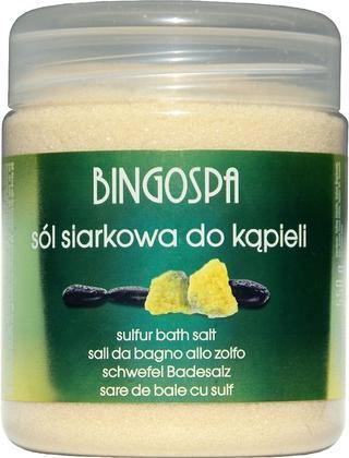 BingoSpa Schwefelbadesalz für Dermatitis und Hornhaut 550g (Badesalz)