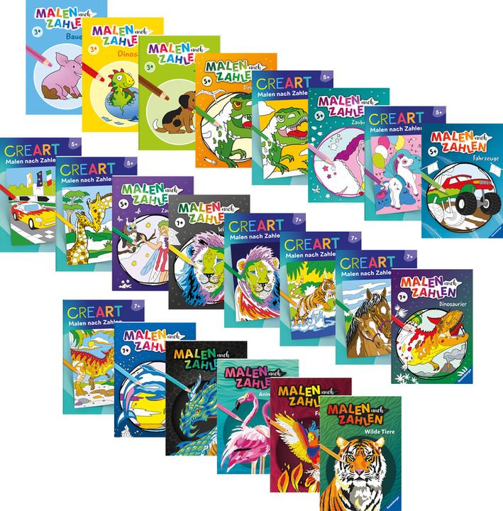 Produktbild Ravensburger Malen nach Zahlen: Zauberponys