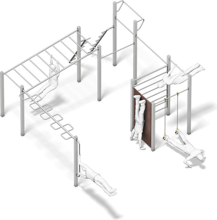 Playparc Station de gymnastique suédoise Discovery