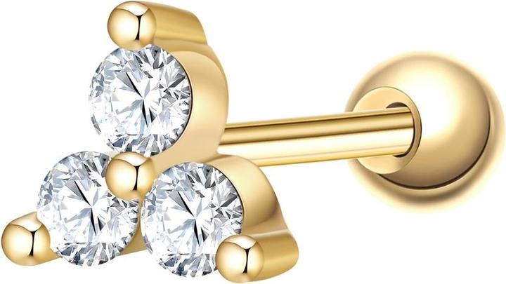 Actual product image Glanzstücke München Ladies stud earrings sterling silver - 37386 (Sterling Silver)
