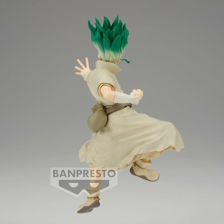 Actual product image Banpresto Dr. Stone Fig of Stone World Senku Ishigami II 15cm
