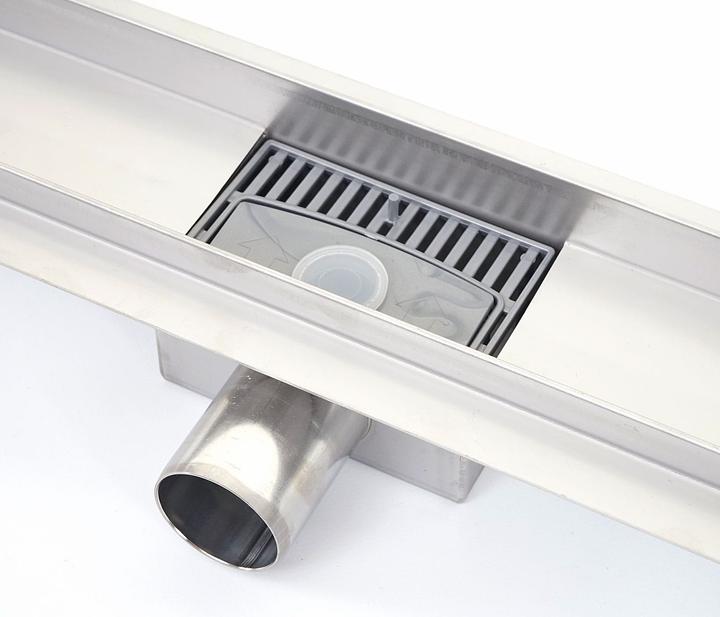 Produktbild Swisshandel24 Duschrinne 100cm Bodenablauf Abflussrinne Duschablauf, Edelstahl Siphon 50-120cm (1000 mm)