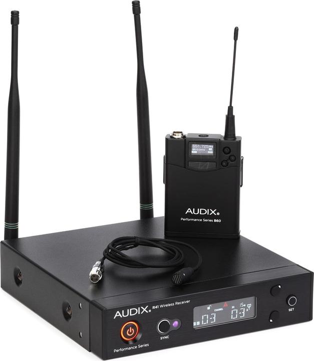 Produktbild Audix AP41L10A - wireless mic system, diversity receiver, bodypack transmitter, ADX10 lavalier mic